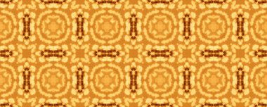 Sarı Kabile Mozaik Modeli. İspanyol Geometrik Çiçek İkat. Bohem Geometrik Boya. Pakistan Etnik Baskı. Parlak Etnik Desen Yazdırma. Koyu parlak süs dokusu. Kahverengi Mürekkep