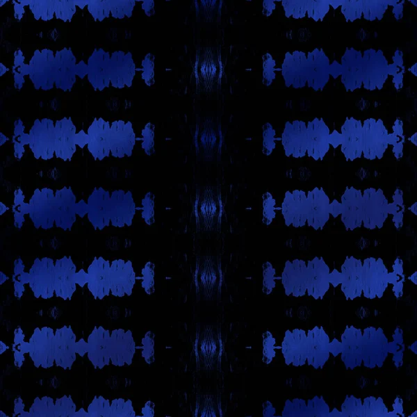 Синий Цвет Текстуры Темная Печать Черная Краска Голубая Геоакварель Black — стоковое фото