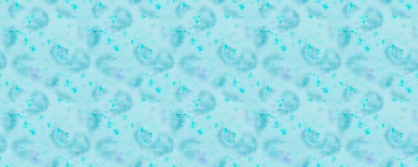 Pola Biru Aqua Old Dye Seamless Dye Semprotan Kotor Aqua — Stok Foto