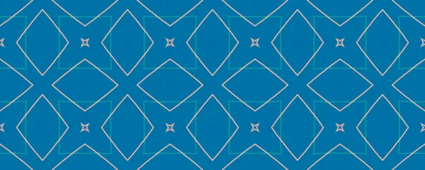 Textura Pluma Azul Tela Rosa Dibujada Textura Turca Ikat Blue — Foto de Stock