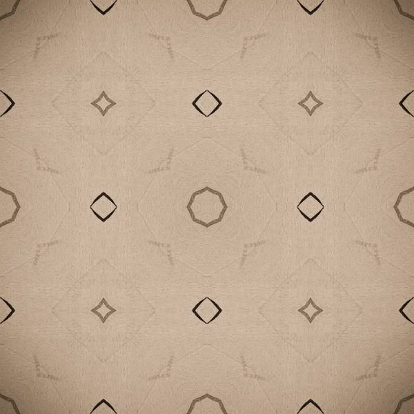 古典絵画 ベージュ エスニック ペイント 幾何学的幾何学 ライン フローラル ドロー グレイ ドローイング — ストック写真