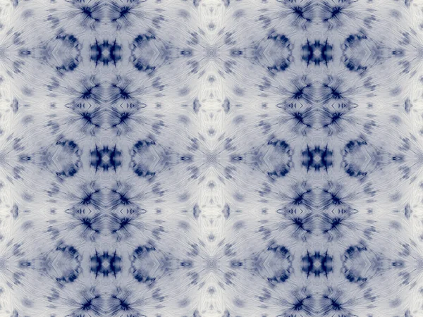 Denim Tie Dye Batik Blue Shibori Chevron Marinborstat Mönster Sky — Stockfoto