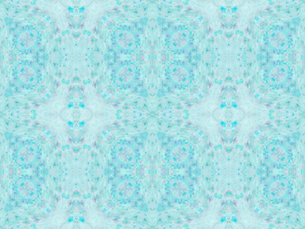 Aqua Dirty Watercolor Aqua Ikat Sin Costuras Rosa Azul Cepillado — Foto de Stock