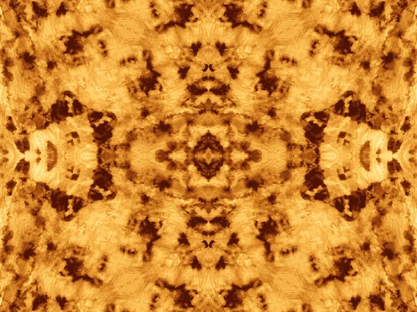 Структура Слідів Золота Tie Dye Art Brown Abstract Paintbrush Ацид — стокове фото