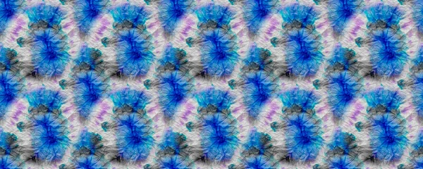 Blue Tie Dye Graue Linie Graues Schmutzspray Dirty Dyed Print — Stockfoto