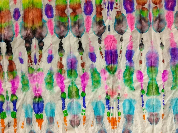 Kleurrijke Aquarelstructuur Kleur Tie Dye Drop Art Gradient Abstracte Plaat — Stockfoto
