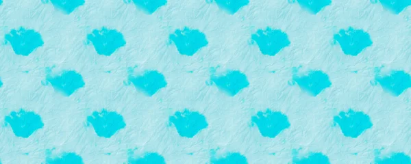 Blauwe Tie Dye Aqua Wash Blot Blauwe Vieze Borstel Aqua — Stockfoto