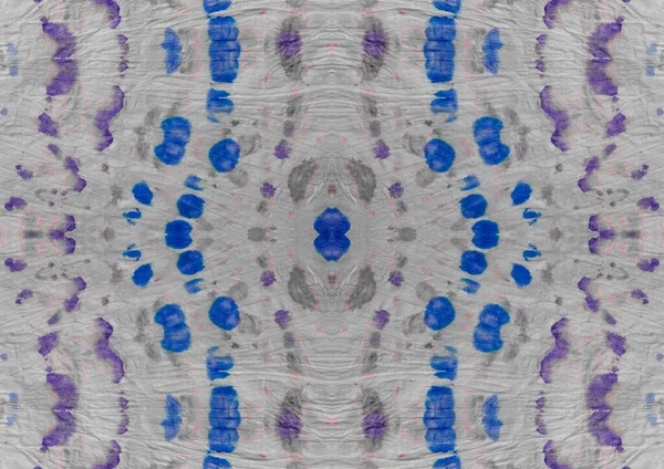 Modèle Ethnique Aquarelle Tissu Marque Abstraite Bleue Red Geometric Acrylic — Photo