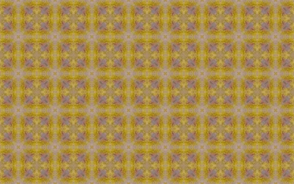 Amarillo Tradicional Ikat Sin Fin Azulejo Floral Amarillo Textura Floral — Foto de Stock