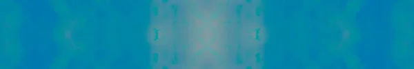 Blue Tie Dye Astratto Ocean Shine Acquerello Lucido Blu Schema — Foto Stock