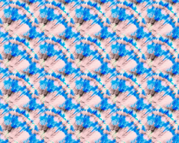 Różowa Faktura Niebieska Linia Mycia Niebieska Tkanina Powtarzam Mokra Farba — Zdjęcie stockowe