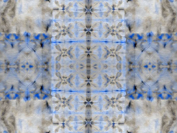 Ισοπαλία Dye Wash Seamless Sponge Λεπτή Γεωμετρική Σπλοτς Μπλε Γραβάτα — Φωτογραφία Αρχείου