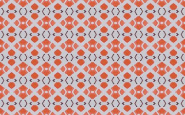 Mavi Renkli Geometrik Desen. Su Boyası Geometrik Tekstil. Kusursuz Ikat Batik. Soyut Çizgili Boho Fırçası. Etnik Geometrik Batik. Kırmızı Renkli Bohem Fırçası. Kusursuz suluboya halı deseni