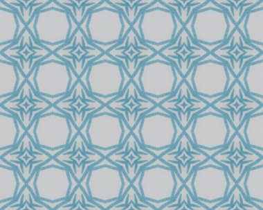 Gray Watercolor Rustic Floor. Blue Ethnic Print. Blue Vintage Mosaic Pattern. Blue Floral Batik Floor. Indian Geometric Flower Boho. Tribal Ornament Design. Oriental Geometric Pattern Tile. clipart
