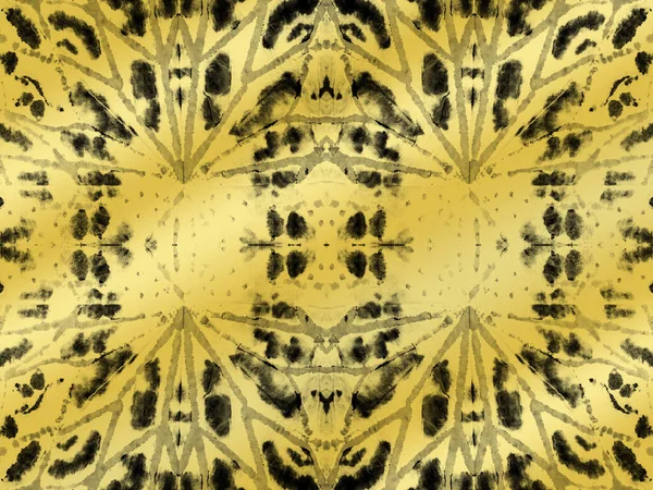 Abstrakt Sömlös Folie Dot Abstrakt Tiger Blommig Konst Geometri Mönster — Stockfoto