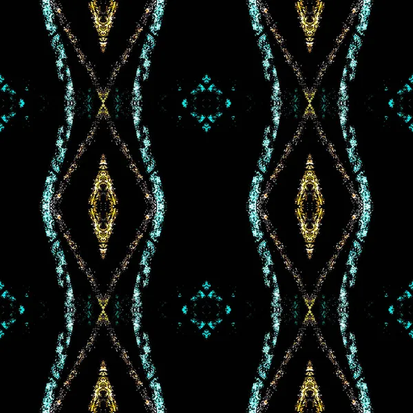 Sea Vortex Boho Círculo Japonés Tie Dye Impresión Teñida Espiral —  Fotos de Stock