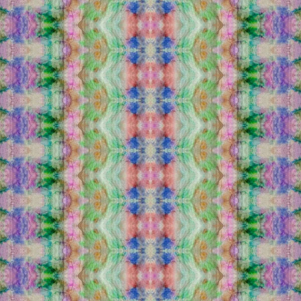 Farbiges Boho Muster Geometrisches Spray Farbige Pinsel Wiederholen Farbige Geo — Stockfoto