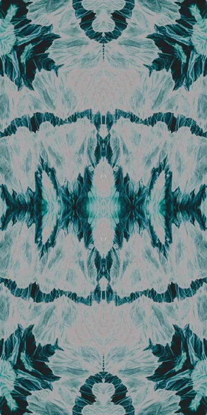 Night Tie Dye Art Dunkle Geometrische Wiederholung Azure Night Dirty — Stockfoto