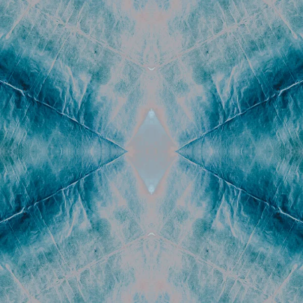 Beyaz Kravat Boyası Grunge Mavi Kusursuz Desen Gökyüzü Duman Efekti — Stok fotoğraf
