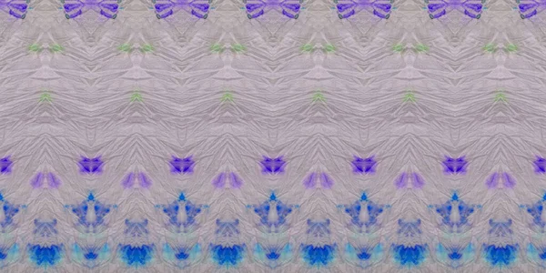 Xmas Blue Tie Dye Zigzag Grey Dirty Art Style Frost — Foto Stock