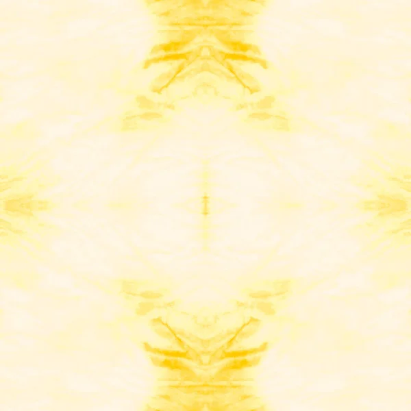 Gelbe Zierfliese Gefärbte Tusche Sonnige Abstrakte Drucke Goldenes Abstraktes Aquarell — Stockfoto