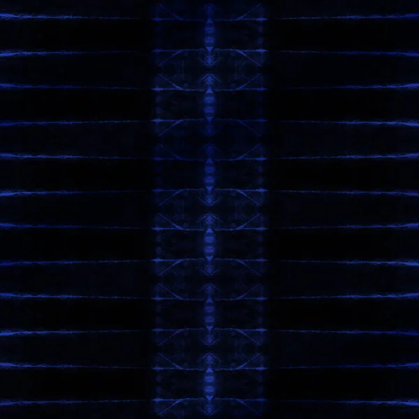 ブルータイダイジグ ブルーボホジグザグ デニムプリント サイエンス デッド ブラシ ダーク パターン 幾何学的テクスチャ Zag — ストック写真