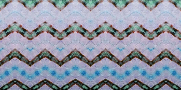 Grijze Blauwe Stropdas Dye Design Rood Gekleurde Zigzag Frost Aquarelle — Stockfoto