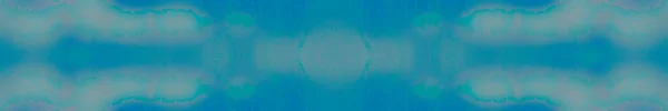 Blue Tie Dye Flüssige Sonne Ocean Texture Cyaneis Blauer Ozean — Stockfoto