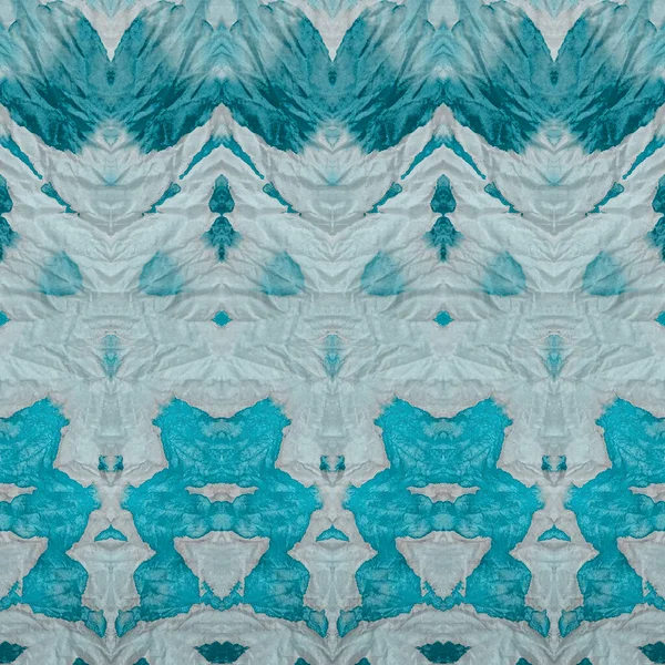 Blue Gray Dyed Art Pattern Icy Xmas Watercolor Azure Abstract — 图库照片