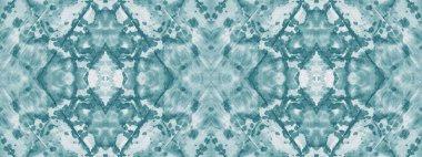 Mavi Yaratıcı Kravat Boyası. Cyan Graffiti Sanatı. Gök mavisi fırçalı doku. Azure Geometric Tekrarlama. Hafif Sanatsal Kanva. Cyan Fırça Malzemeleri. Beyaz Ogee Seamless. Kar Kova Boyası