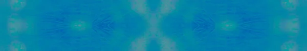 蓝色的领带染料 Teal Glow Teal Sea Background 蓝水水彩画 闪耀的夏天 摘要Shiny Ice — 图库照片