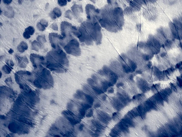 Baner Barwnika Indygo Błękitny Efekt Grungowania Biały Akwarela Abstrakcyjna Chmura — Zdjęcie stockowe
