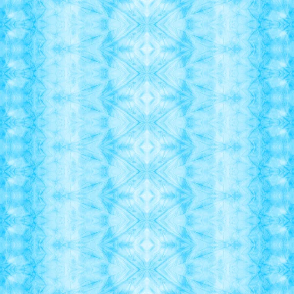 Spray Bohemio Blanco Cyan Pincel Teñido Textura Bohemia Azul Agua — Foto de Stock