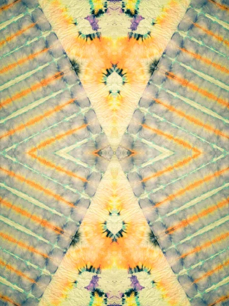 部族的民族的シームレス グレーアクエラレペイント フォーク モダン パッチテクスチャ グレーブラシペイント 布の芸術的Canva オレンジ色の肺効果 白い染料生地のインク — ストック写真