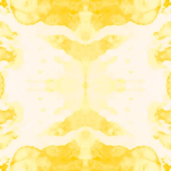 Κίτρινος Απρόσκοπτος Μπάνερ Δέσε Μοτίβο Της Βαφής Θολούρα Aquarelle Πινέλο — Φωτογραφία Αρχείου