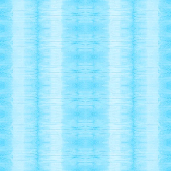Vitt Geometriskt Mönster Blue Repeat Brush Cyan Boho Batik Azure — Stockfoto