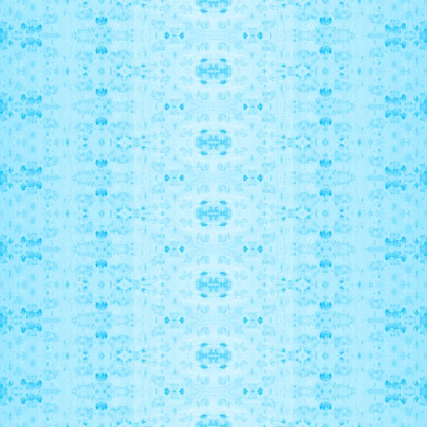 Azure Print Sea Dyed Grunge Vit Sömlös Utskrift Blå Etnisk — Stockfoto