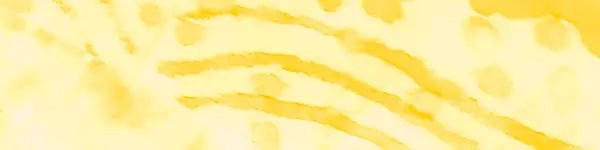 热洗过的领带染料 Shine Aquarelle油漆 脏乱的水彩画好水彩印 快乐的现代画笔 发光的油墨水 酸刷丝绸 黄色图形染色 — 图库照片