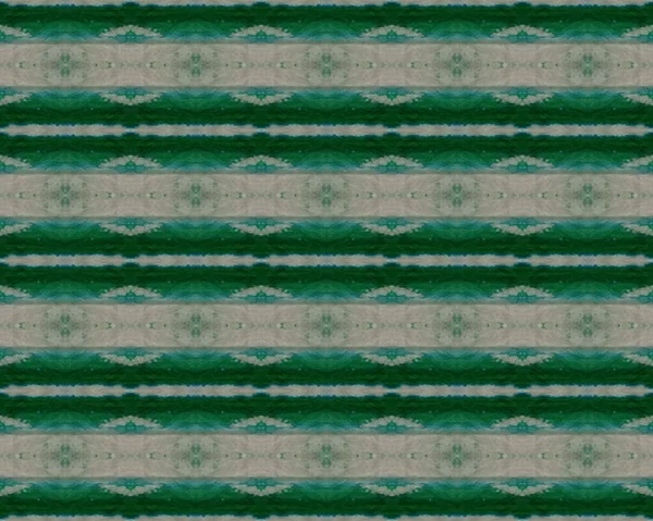 Zick Zack Aquarell Grüne Ethnische Tapete Grünes Geometrisches Muster Geometrischer — Stockfoto