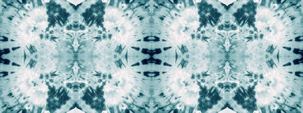 Modrá Kreativní Kravata Azurový Geometrický Motiv Snow Artistic Canva Azure — Stock fotografie