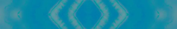 Blue Tie Dye Ghiaccio Scintillante Goccio Acqua Cyan Bright Paint — Foto Stock