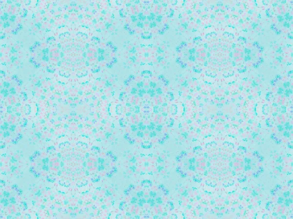 White Ikat Canva Pink Ethnic Seamless Aqua Blue Brushed Texture — Foto Stock
