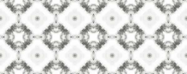 Ornate Geometric Pattern Paint Tribal Geometric Texture Gray Ethnic Flower — Stock Photo, Image