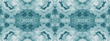 Mavi kravat boyası. Kar Fırçası İpek. Gök mavisi Geometrik Kusursuz. Kar Modern Tarzı. Kara Fırçalı Tekstil. Azure Tekrarlama Motifi. Açık Kirli Suluboya. Beyaz Suluboya Mürekkebi