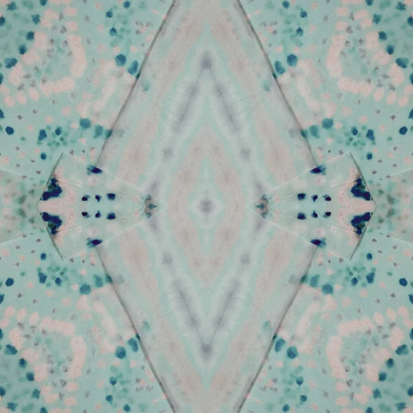 Mint Tie Dye Texture Blue Ornamental Tile Cyan Effect Grunge — Stock Photo, Image