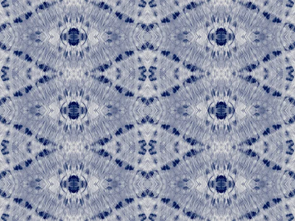 Denim Gradient Tie Dye Tinta Óleo Folclórica Azul Denim Listras — Fotografia de Stock