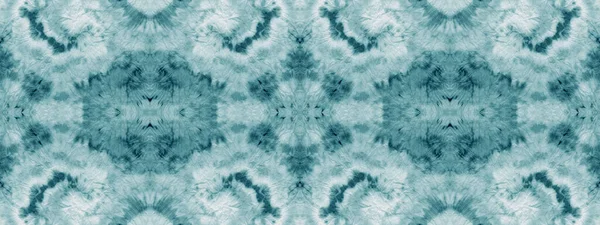 Textura Tintura Gravata Azul Snow Brushed Silk Azure Geometric Seamless — Fotografia de Stock