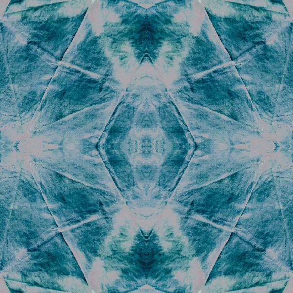 White Washed Tie Dye Ice Seamless Pattern Black Frost Space — 图库照片
