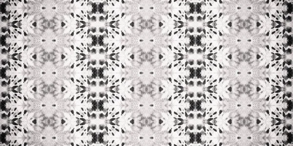 Gray Boho Sketch Šedý Etnický Štětec Černá Geometrická Textura Grey — Stock fotografie