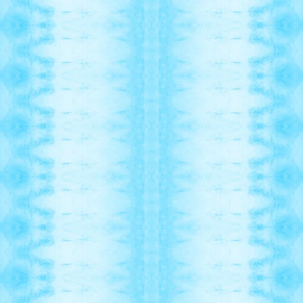 Resumen Teñido Azul White Geometric Zig Repetir Impresión Azul Azure — Foto de Stock